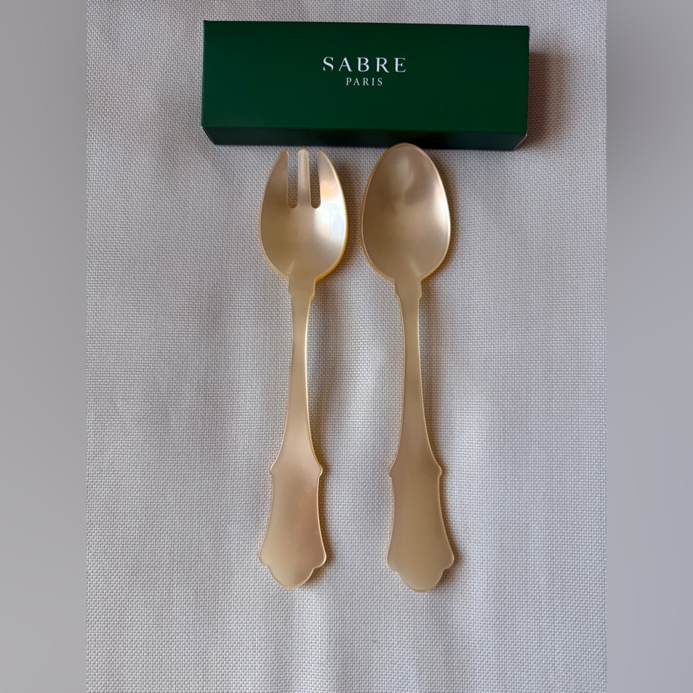 Sabre Paris Honorine Pearl salad cutlery set